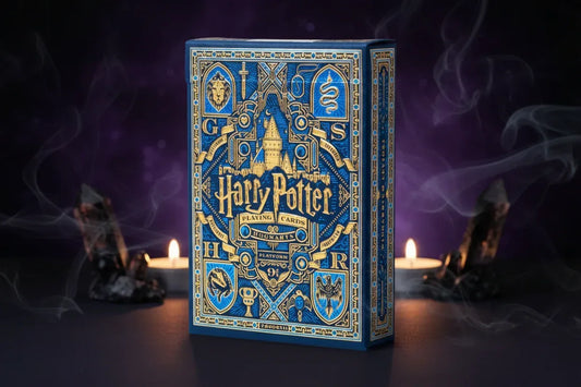 Spellcaster’s Playing Cards - Sorceress Sanctuary Red (Gryffindor)-Green (Slytherin)-Blue (Ravenclaw)-Yellow (Hufflepuff)