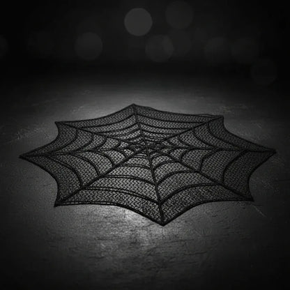 Spiderweb Tablecloth - Sorceress Sanctuary Black / 30in 75cm
