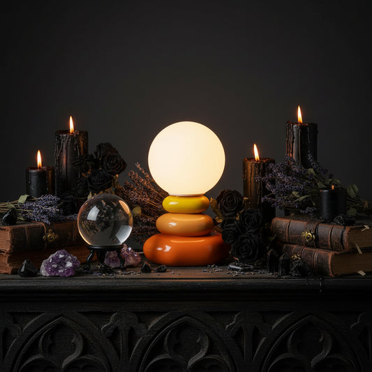 Zen Stacked Stone Lamp - Sorceress Sanctuary Gray / USB Dimming Three Colors-Blue / USB Dimming Three Colors-Orange / USB Dimming Three Colors-Blue / USB Monochrome Warm Light-Gray / USB Monochrome Warm Light