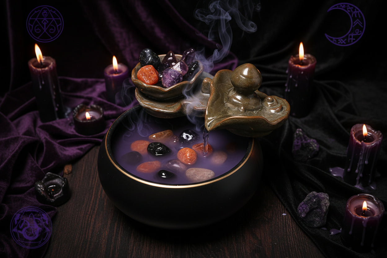 Stone Rhythm Fountain - Sorceress Sanctuary Bamboo Rhyme-Superposition Stone