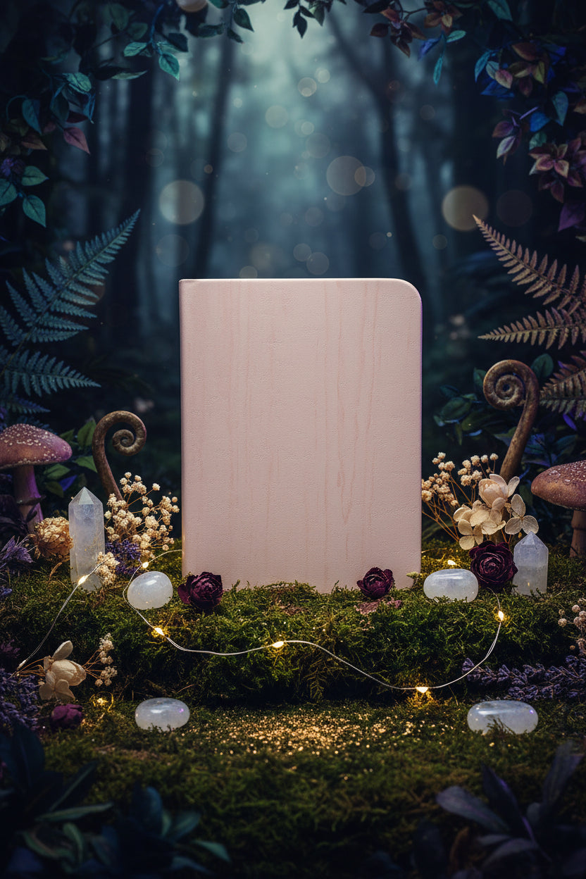 Folding LED Book Light with Colorful Rechargeable Design Sorceress Sanctuary