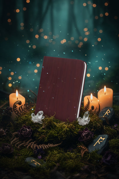 Folding LED Book Light with Colorful Rechargeable Design Sorceress Sanctuary