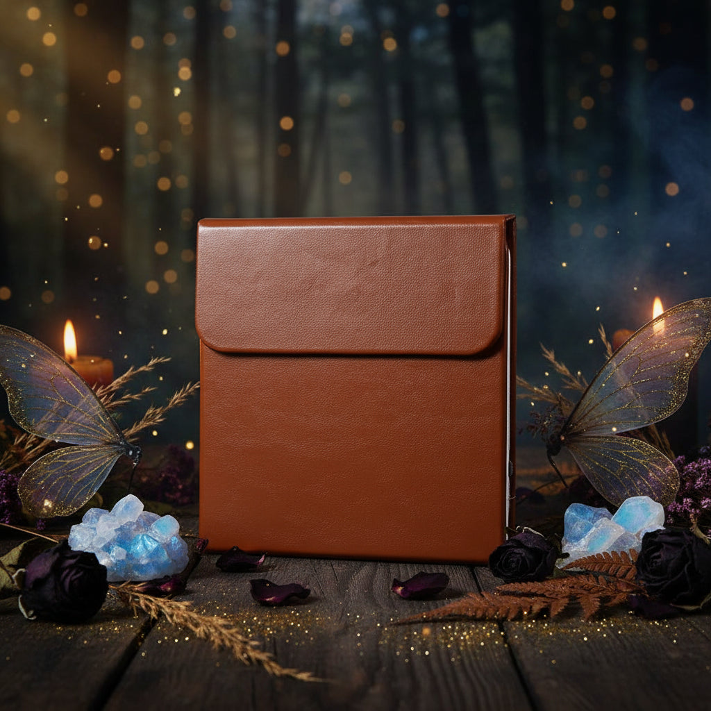 Folding LED Book Light with Colorful Rechargeable Design Sorceress Sanctuary