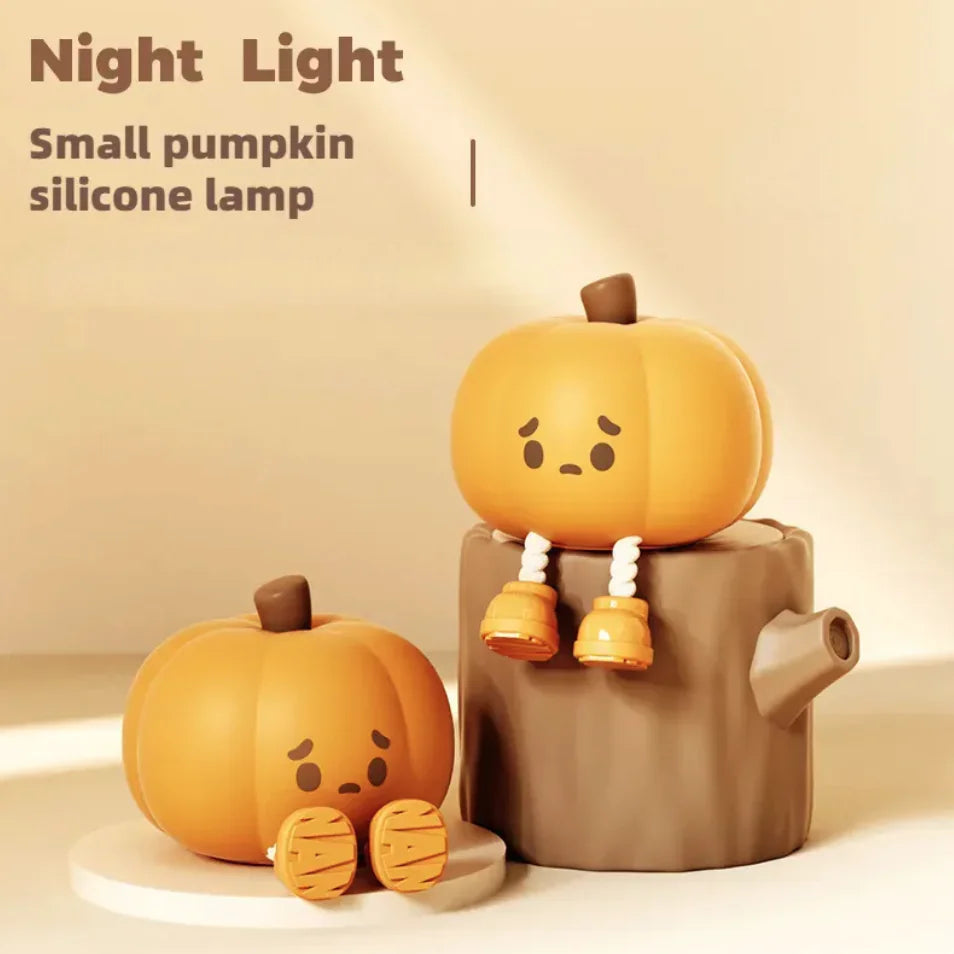 Cute Silicone Halloween Pumpkin Night Light Sorceress Sanctuary