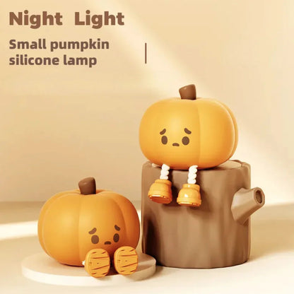 Cute Silicone Halloween Pumpkin Night Light Sorceress Sanctuary