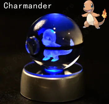 Crystal Pokeball Lamp