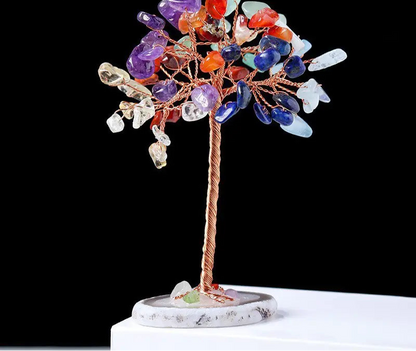 Natural Crystal Tree |  Amethyst Base Sorceress Sanctuary