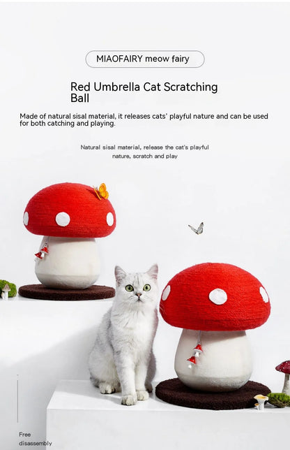 Mushroom Cat Scratcher