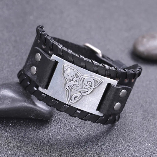 Antique Fox Leather Bracelet