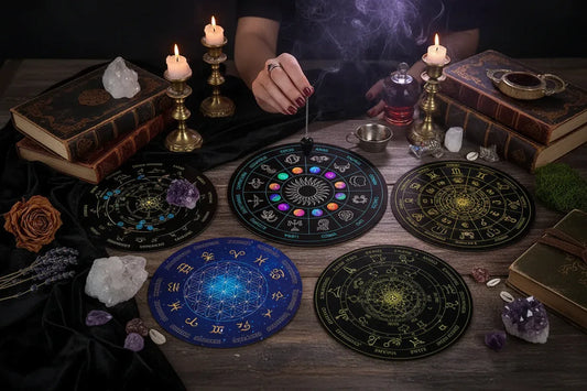 Tarot Ritual Mat - Sorceress Sanctuary 1 / 15cm-2 / 15cm-3 / 15cm-4 / 15cm-5 / 15cm