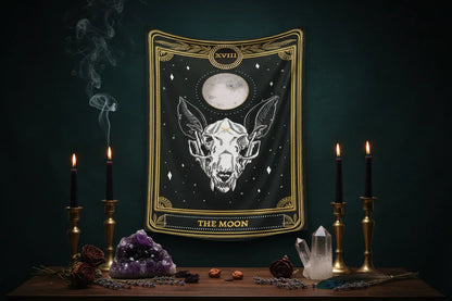 Tarot Tapestry - Sorceress Sanctuary strength / 73x95CM-strength / 100x150CM-strength / 130x150CM-strength / 150x200CM-strength / 180x230CM