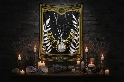 Tarot Tapestry - Sorceress Sanctuary strength / 73x95CM-strength / 100x150CM-strength / 130x150CM-strength / 150x200CM-strength / 180x230CM