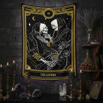 Tarot Tapestry - Sorceress Sanctuary strength / 73x95CM-strength / 100x150CM-strength / 130x150CM-strength / 150x200CM-strength / 180x230CM