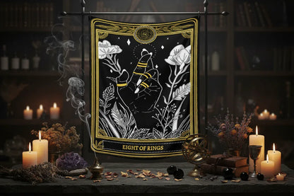 Tarot Tapestry - Sorceress Sanctuary strength / 73x95CM-strength / 100x150CM-strength / 130x150CM-strength / 150x200CM-strength / 180x230CM