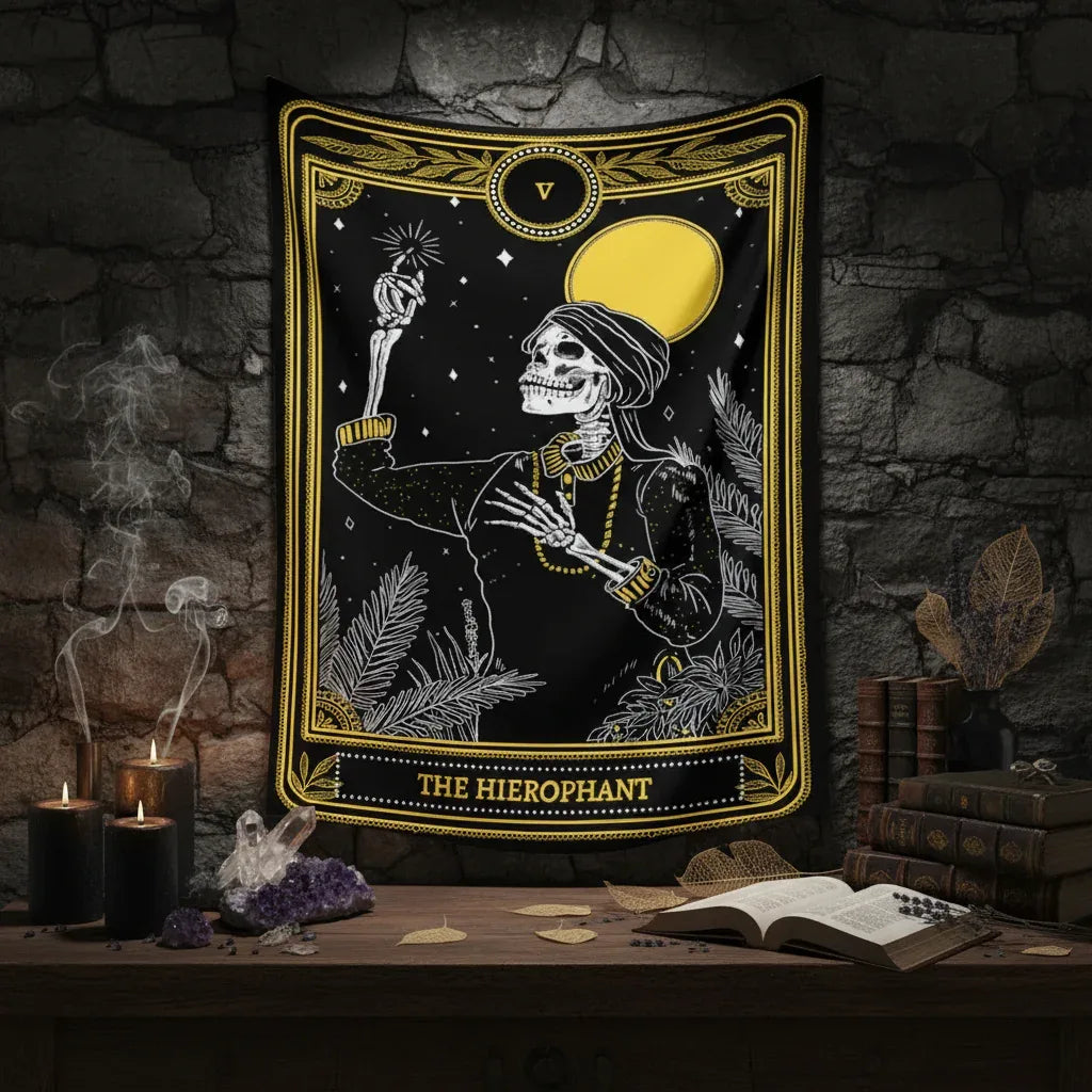 Tarot Tapestry - Sorceress Sanctuary strength / 73x95CM-strength / 100x150CM-strength / 130x150CM-strength / 150x200CM-strength / 180x230CM