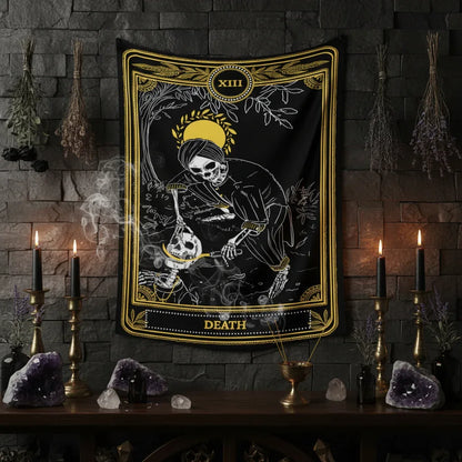 Tarot Tapestry - Sorceress Sanctuary strength / 73x95CM-strength / 100x150CM-strength / 130x150CM-strength / 150x200CM-strength / 180x230CM