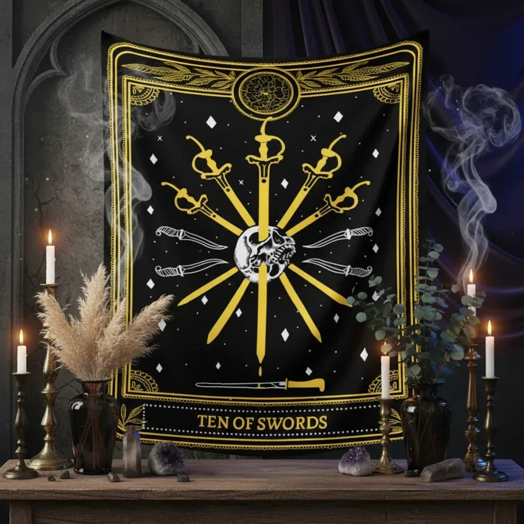 Tarot Tapestry - Sorceress Sanctuary strength / 73x95CM-strength / 100x150CM-strength / 130x150CM-strength / 150x200CM-strength / 180x230CM