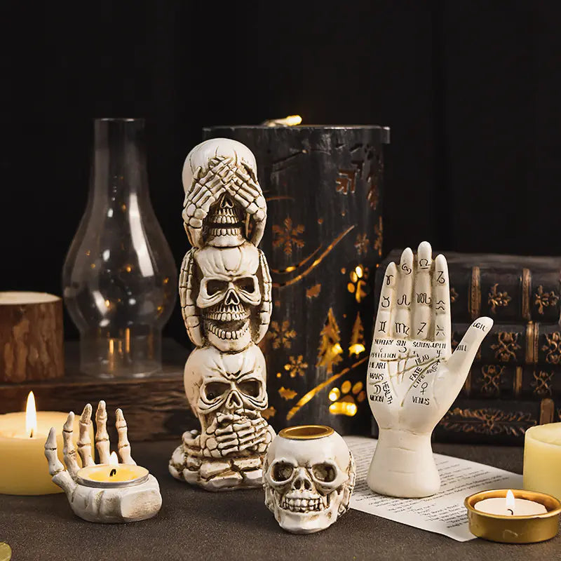 Skull & Spooky Spirit | Candle Holders