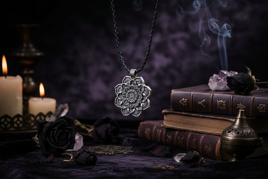 Tibetan Mandala Necklace - Sorceress Sanctuary default