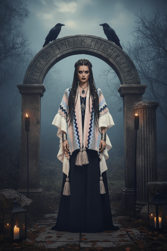 Tribal Knit Cardigan Sorceress Sanctuary
