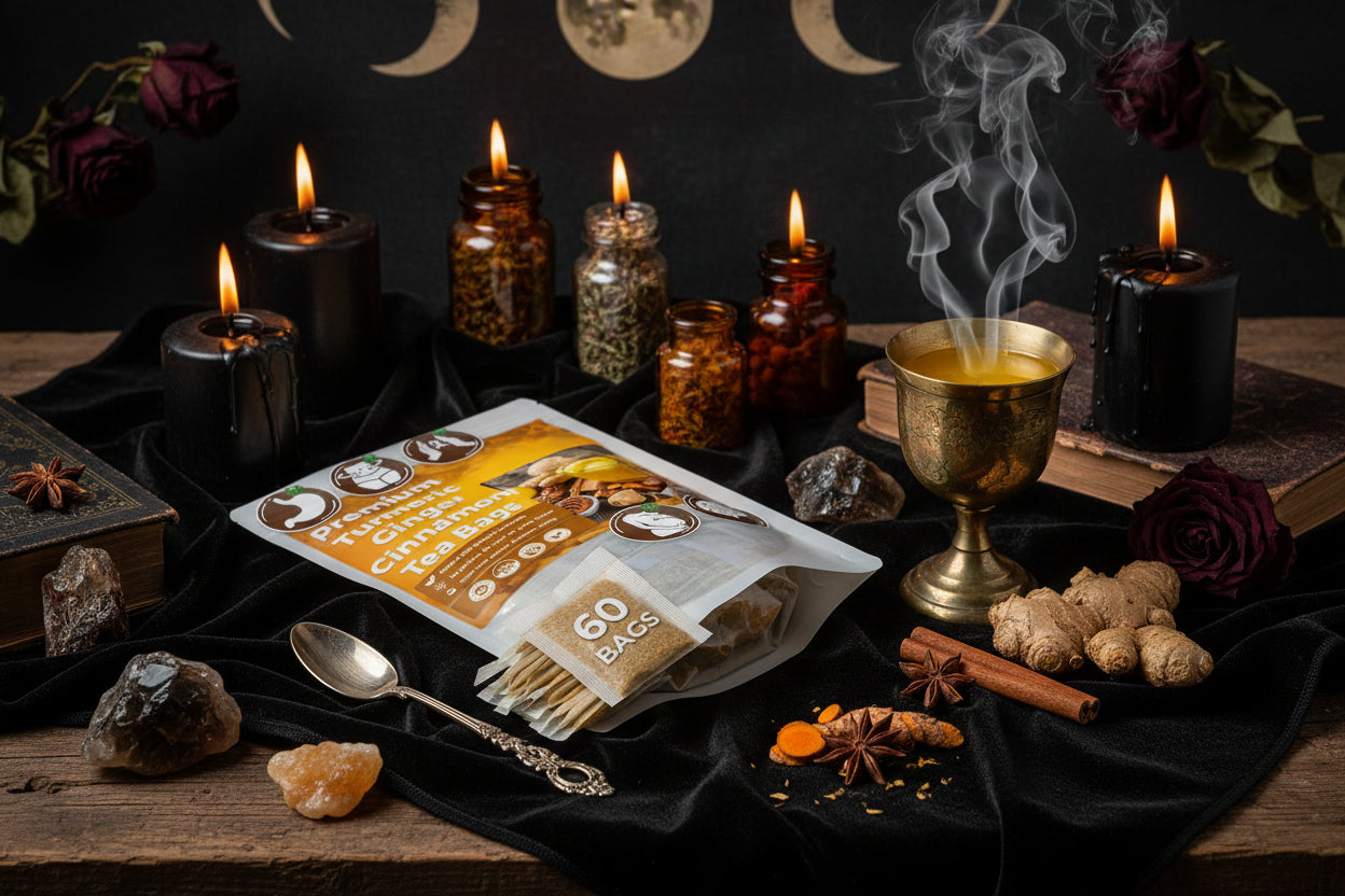 Turmeric Herbal Tea - Sorceress Sanctuary 120 Packs-60 Packs