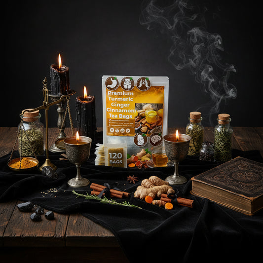 Turmeric Herbal Tea - Sorceress Sanctuary 120 Packs-60 Packs