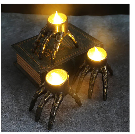 Haunted LED Candle Lantern