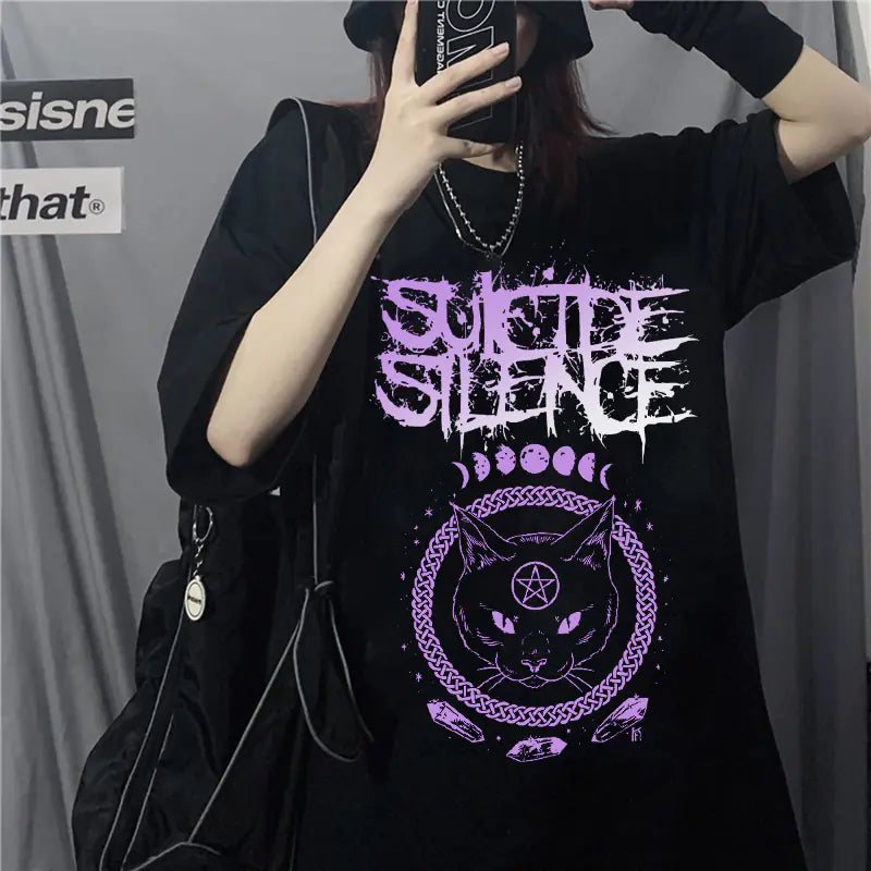 Cursed Cat Oversized T-shirt