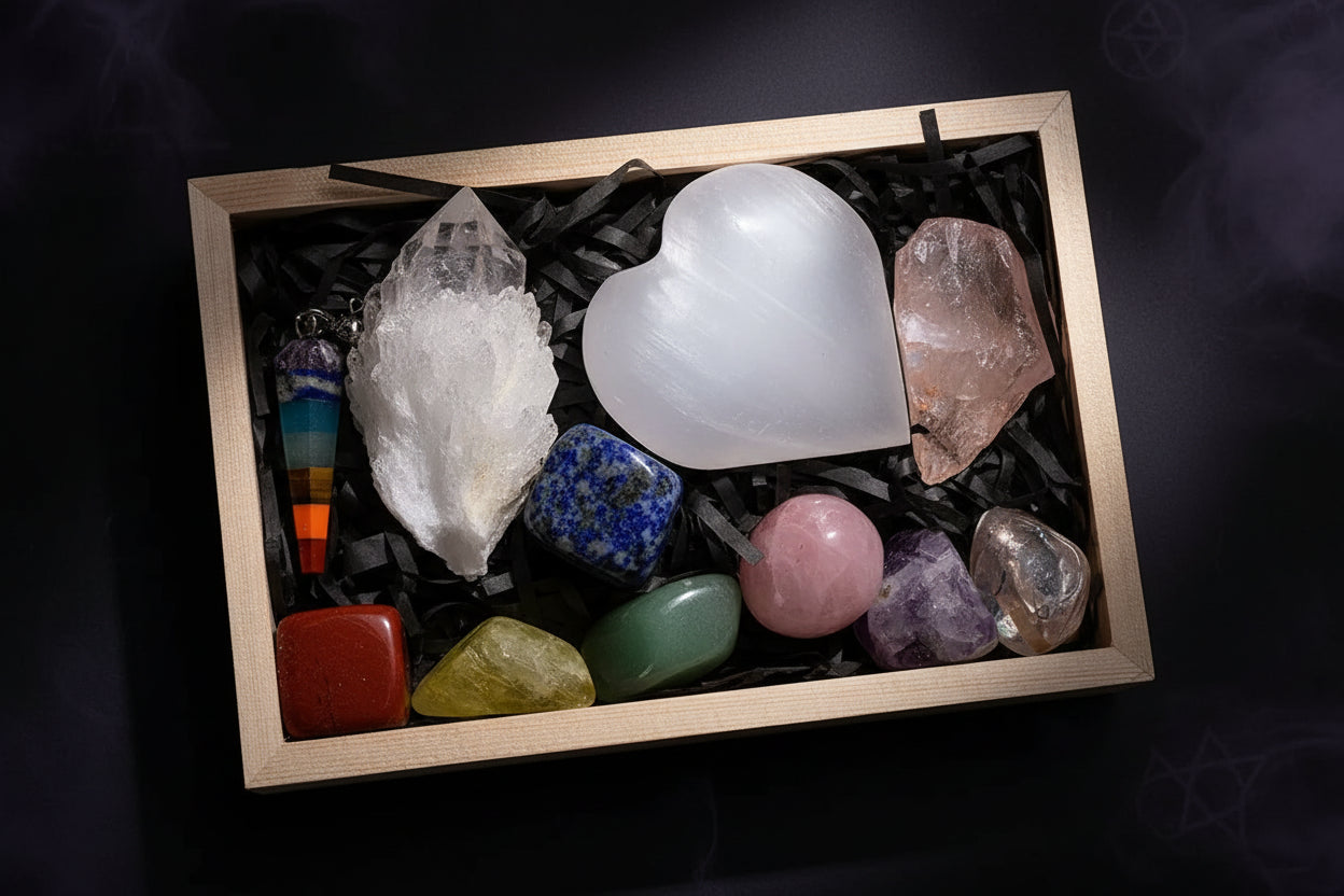 Crystal Healing Box (11 Pieces)