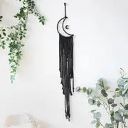 Handmade Dream Catcher | Black Star & Moon
