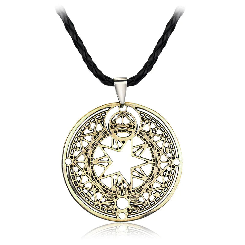 Magic Circle Pendant Necklace Sorceress Sanctuary