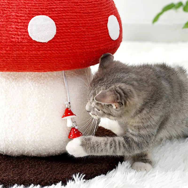 Mushroom Cat Scratcher
