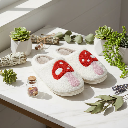 Cozy Mushroom Slippers