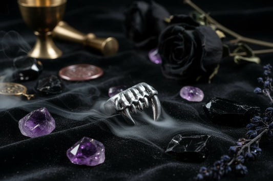 Vampire Teeth Ring - Sorceress Sanctuary 19mm-20mm-21mm-22mm