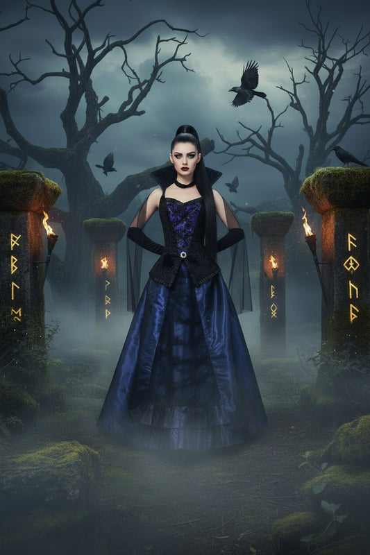Halloween Women's Vampire Costume for Role-Playing Party Sorceress Sanctuary