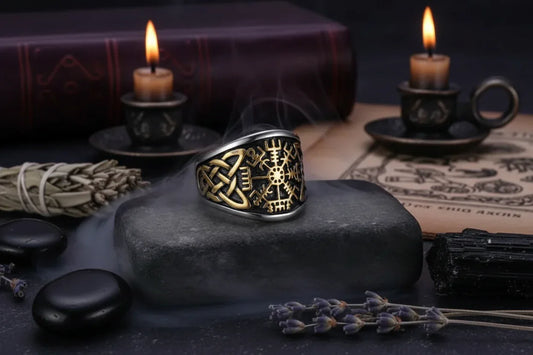 Vegvisir Viking Ring - Sorceress Sanctuary 7-8-9-10-11