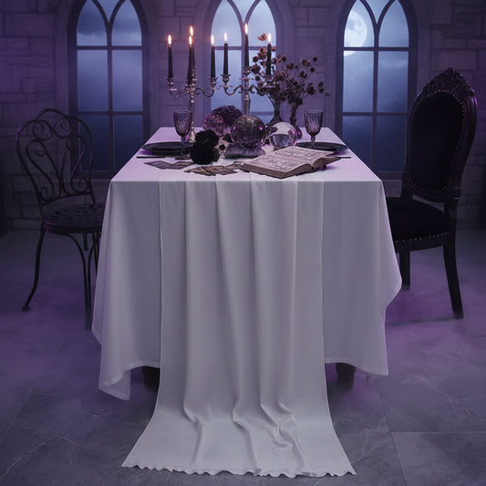 Velvet Altar Cloth - Sorceress Sanctuary Dark green / 70*300-Creamy-white / 70*300-Purple / 70*300