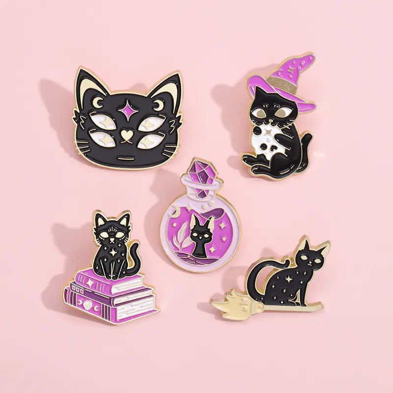 Mystic Cat Brooch