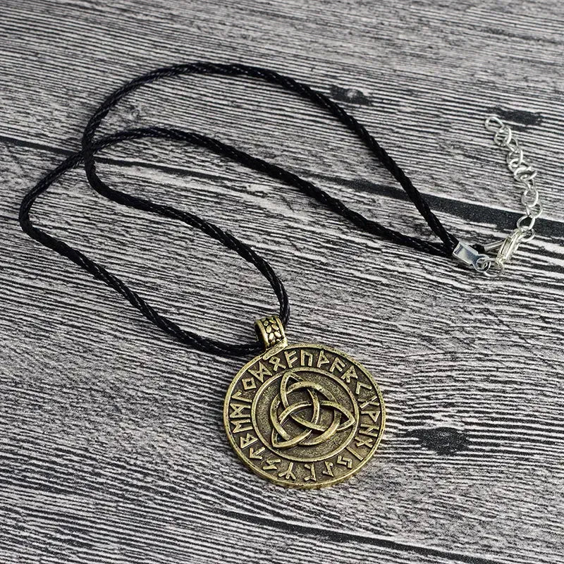 Viking Amulet Pendant - Sorceress Sanctuary Bronze-Silver