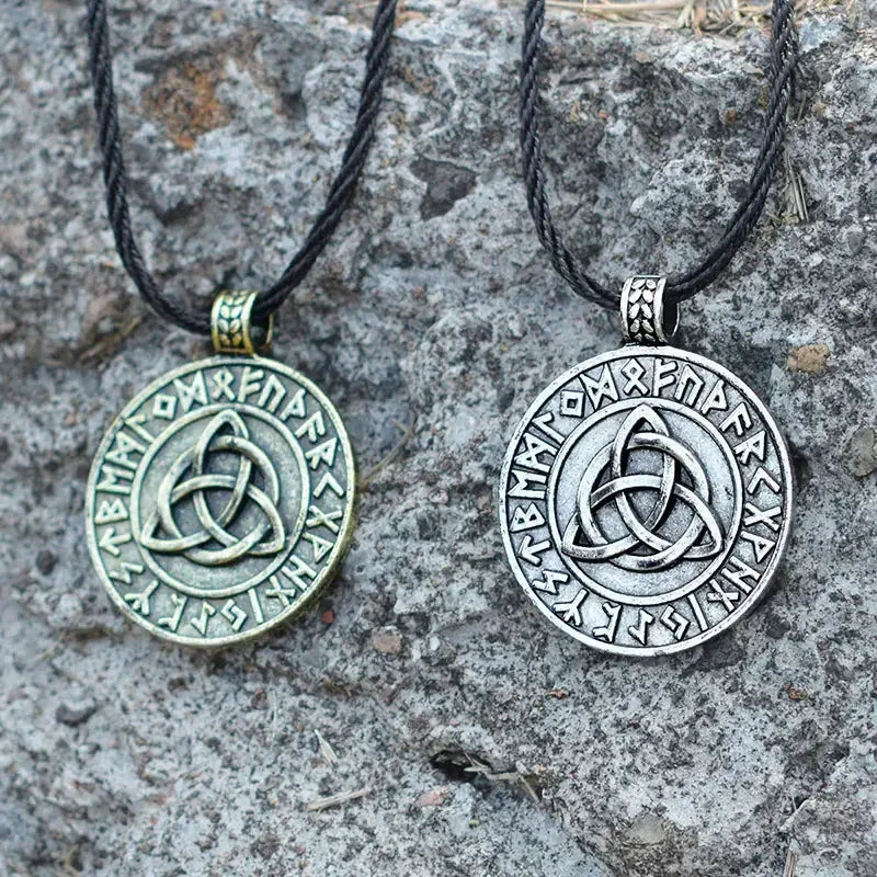 Viking Amulet Pendant - Sorceress Sanctuary Bronze-Silver