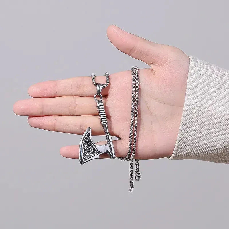 Viking Axe Necklace - Sorceress Sanctuary Tomahawk necklace