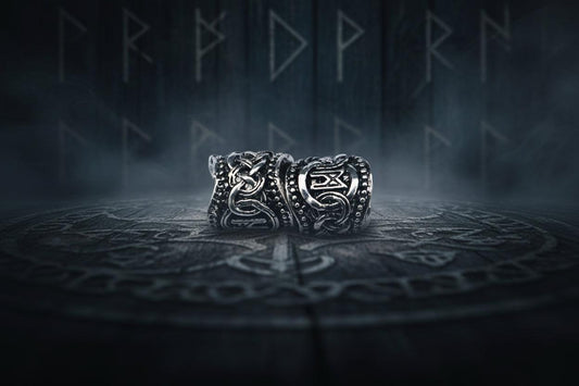 Viking Beard Beads - Sorceress Sanctuary 24pcs Silver