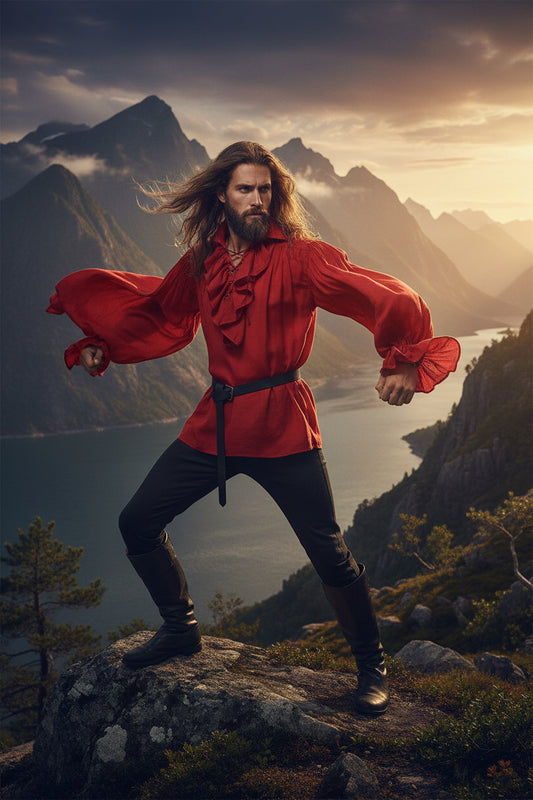 Viking Puff Shirt - Sorceress Sanctuary White / XS-White / S-White / M-White / L-White / XL