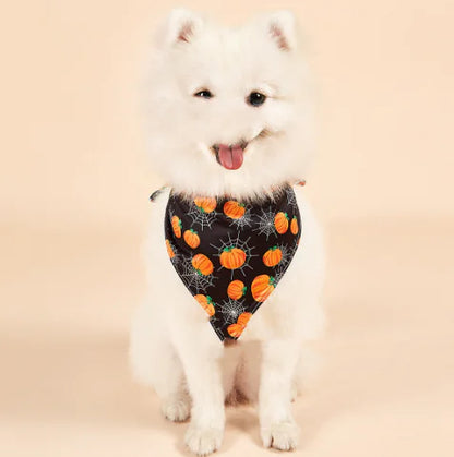 Halloween Pet Bandana | Double Sided