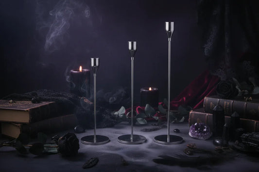Vintage Candle Holders - Sorceress Sanctuary Silver suit-Black suit-Imitation gold suit-Rose gold suit