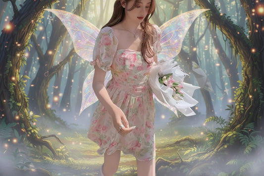 Vintage Fairy Dress - Sorceress Sanctuary Pink / S-Pink / M-Pink / L-Pink / XL-Pink / 2XL