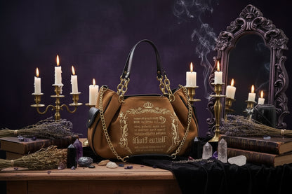 Vintage Fantasy Bag - Sorceress Sanctuary Brown-Pink
