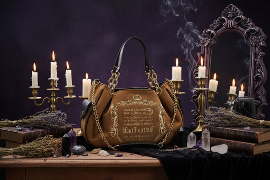 Vintage Fantasy Bag - Sorceress Sanctuary Brown-Pink