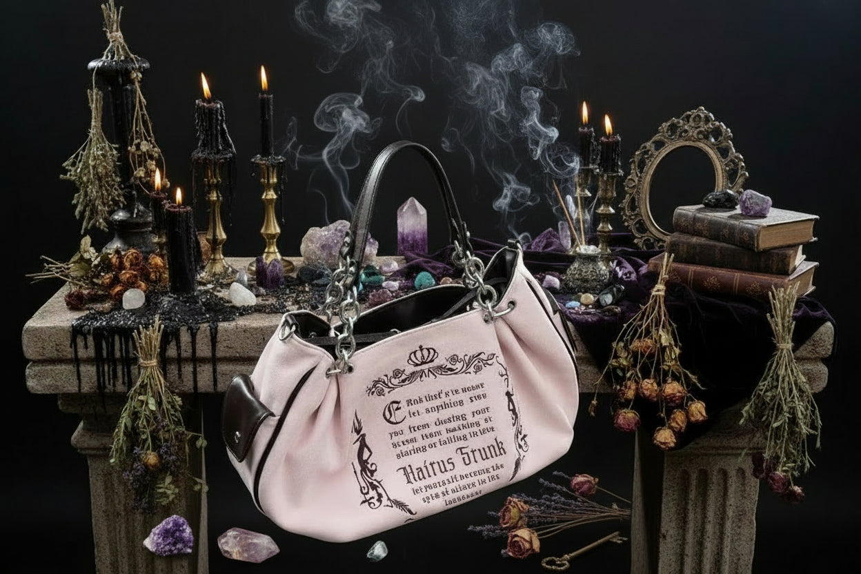 Vintage Fantasy Bag - Sorceress Sanctuary Brown-Pink