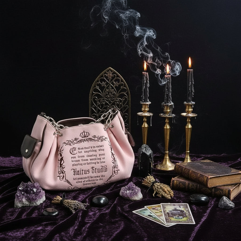 Vintage Fantasy Bag - Sorceress Sanctuary Brown-Pink